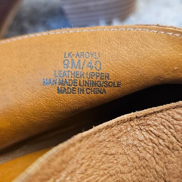 Lucky Brand Women's Aroyli Leather Slingback Pump‎ Heels Size 9M Tan Pointed Toe - Picture 7 of 8